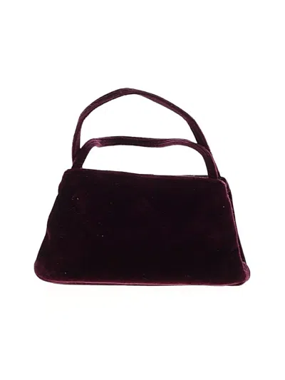 Pre-owned Unbranded Satchel In Burgundy