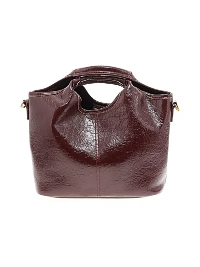 Pre-owned Unbranded Satchel In Burgundy