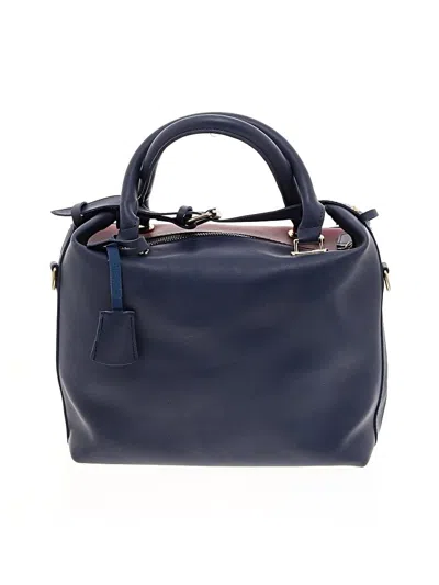 Pre-owned Unbranded Satchel In Burgundy