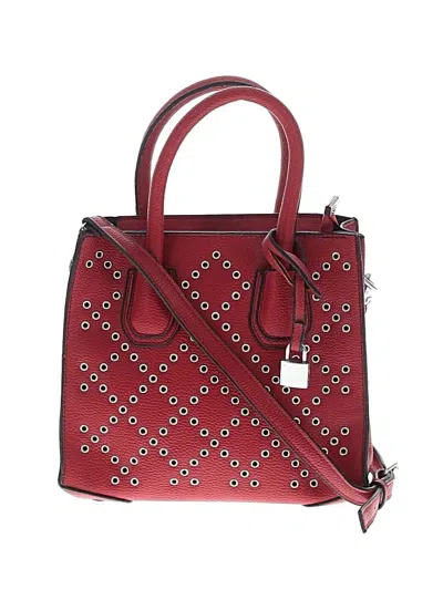 Pre-owned Unbranded Satchel In Burgundy