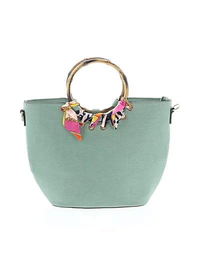 Pre-owned Unbranded Satchel In Green