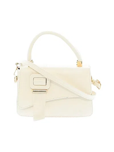 Pre-owned Unbranded Satchel In Ivory
