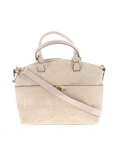 Pre-owned Unbranded Satchel In Ivory