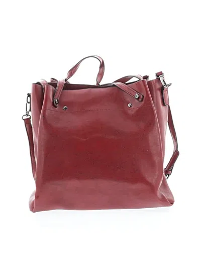 Pre-owned Unbranded Satchel In Red