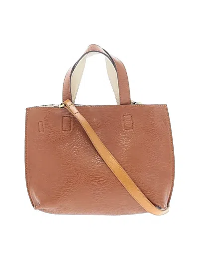 Pre-owned Unbranded Satchel In Tan