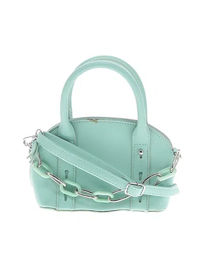 Pre-owned Unbranded Satchel In Teal
