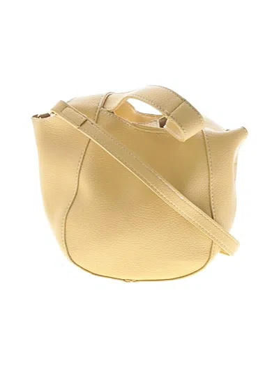 Pre-owned Unbranded Satchel In Yellow