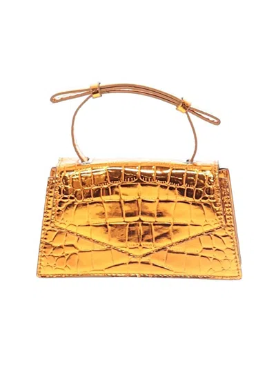 Pre-owned Unbranded Satchel In Yellow