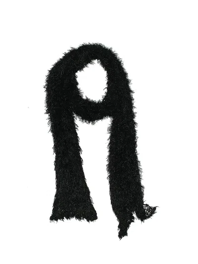 Pre-owned Unbranded Scarf In Black