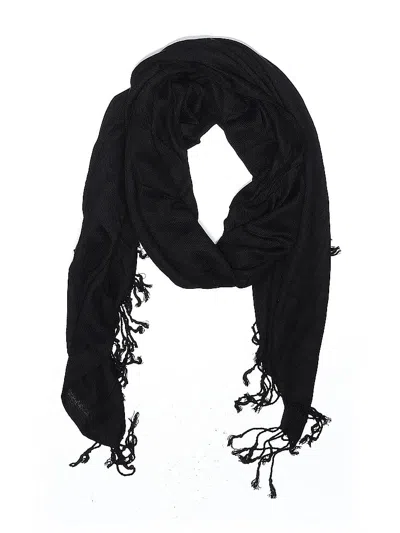 Pre-owned Unbranded Scarf In Black