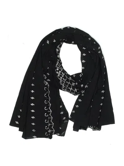 Pre-owned Unbranded Scarf In Black