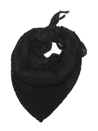 Pre-owned Unbranded Scarf In Black