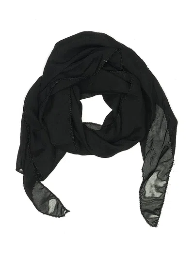 Pre-owned Unbranded Scarf In Black