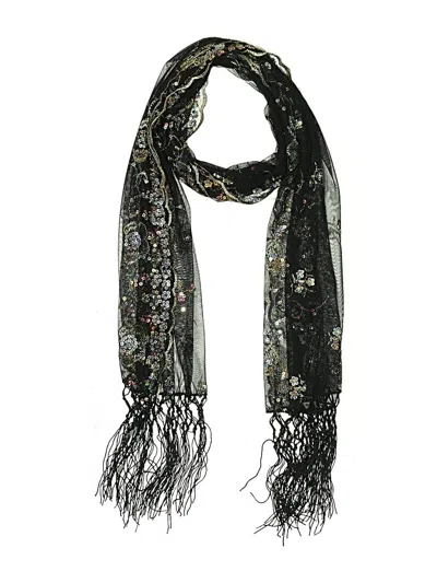 Pre-owned Unbranded Scarf In Black