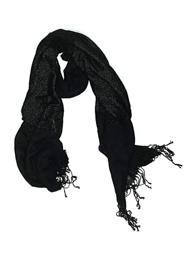 Pre-owned Unbranded Scarf In Black
