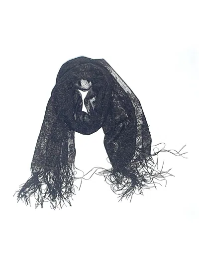 Pre-owned Unbranded Scarf In Black