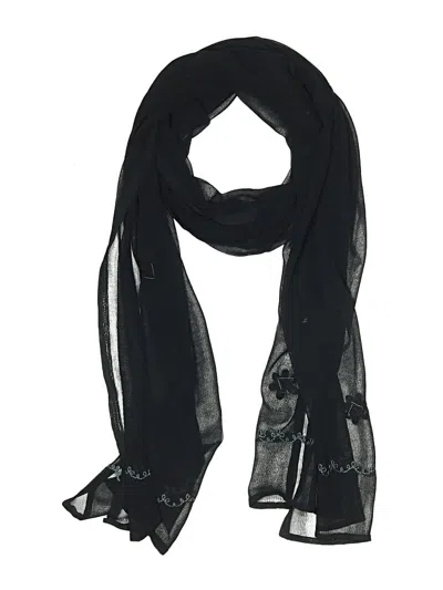 Pre-owned Unbranded Scarf In Black