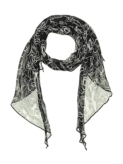 Pre-owned Unbranded Scarf In Black