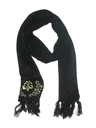 Pre-owned Unbranded Scarf In Black