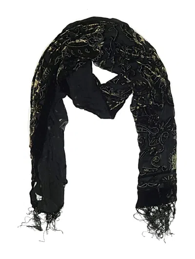 Pre-owned Unbranded Scarf In Black