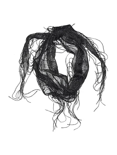 Pre-owned Unbranded Scarf In Black
