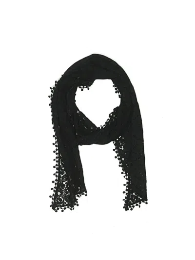Pre-owned Unbranded Scarf In Black
