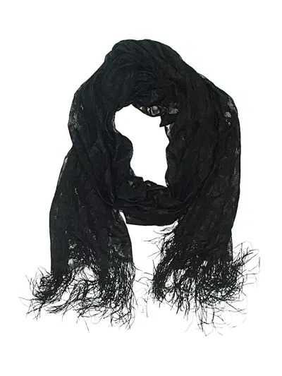 Pre-owned Unbranded Scarf In Black