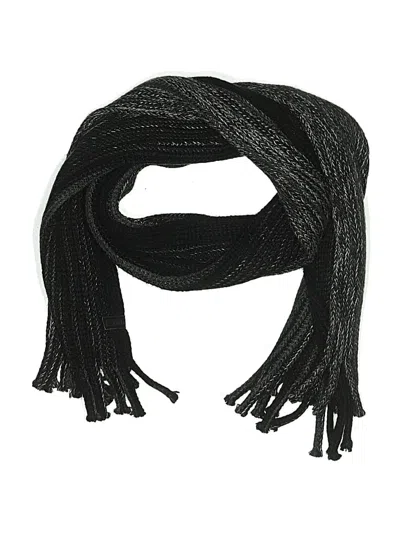 Pre-owned Unbranded Scarf In Black