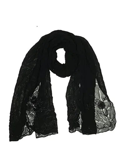 Pre-owned Unbranded Scarf In Black