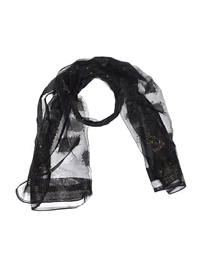 Pre-owned Unbranded Scarf In Black