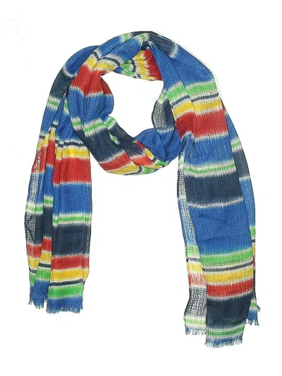Pre-owned Unbranded Scarf In Blue