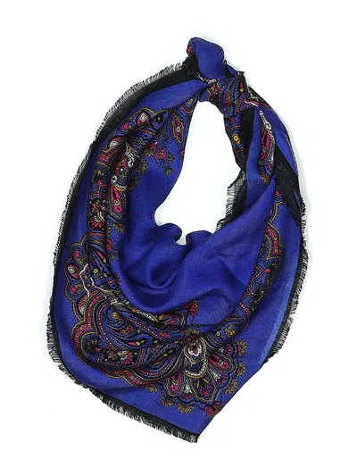 Pre-owned Unbranded Scarf In Blue