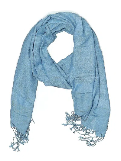 Pre-owned Unbranded Scarf In Blue