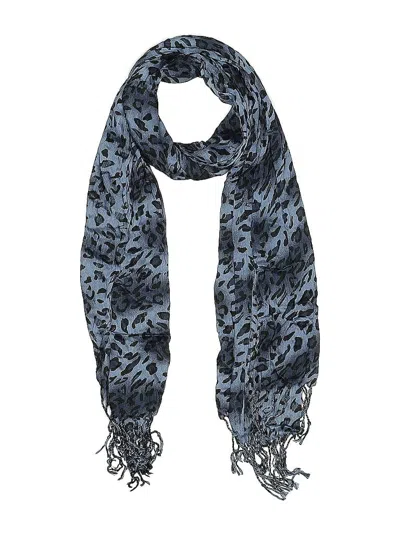 Pre-owned Unbranded Scarf In Blue