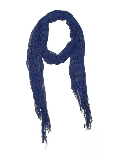 Pre-owned Unbranded Scarf In Blue