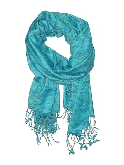 Pre-owned Unbranded Scarf In Blue