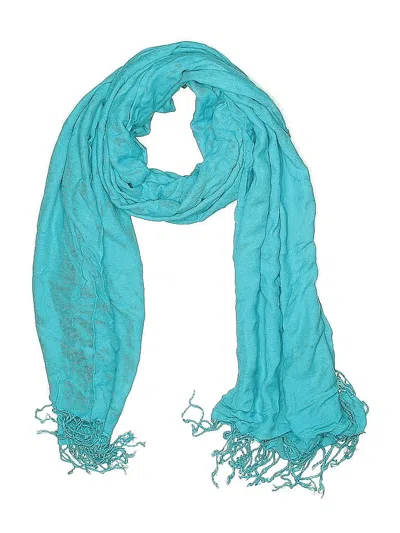 Pre-owned Unbranded Scarf In Blue