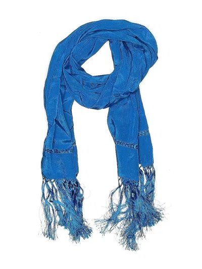 Pre-owned Unbranded Scarf In Blue