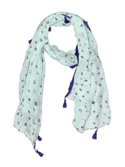 Pre-owned Unbranded Scarf In Blue