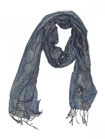 Pre-owned Unbranded Scarf In Blue