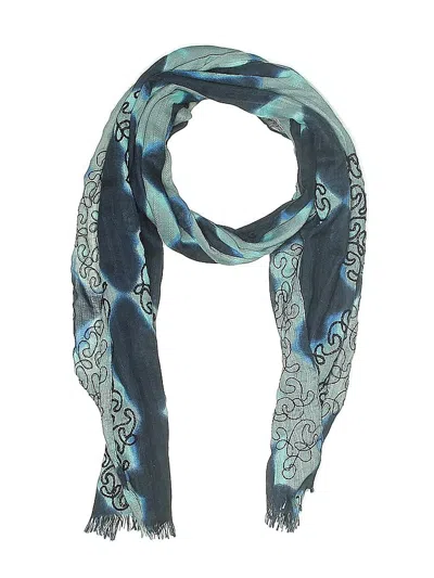 Pre-owned Unbranded Scarf In Blue