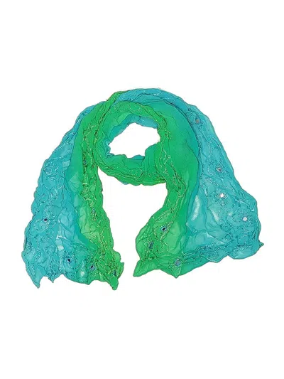 Pre-owned Unbranded Scarf In Blue