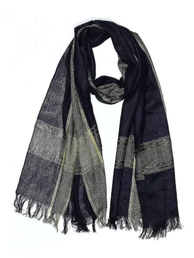Pre-owned Unbranded Scarf In Blue