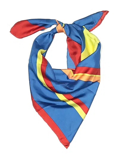 Pre-owned Unbranded Scarf In Blue