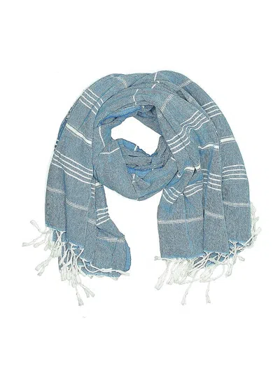 Pre-owned Unbranded Scarf In Blue