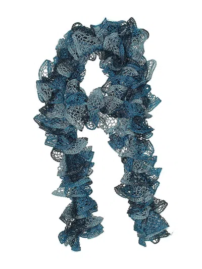 Pre-owned Unbranded Scarf In Blue