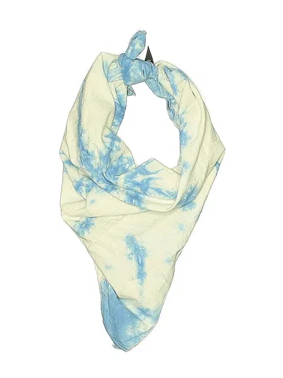 Pre-owned Unbranded Scarf In Blue