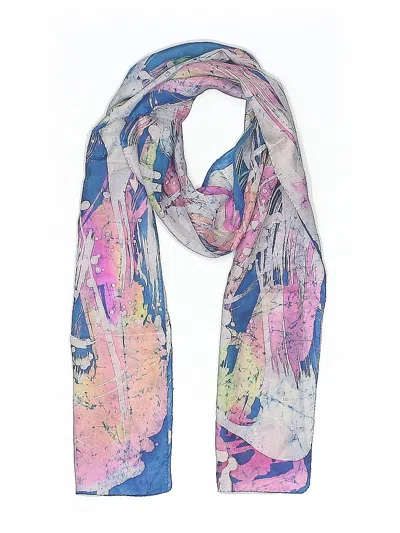 Pre-owned Unbranded Scarf In Blue