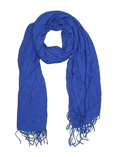 Pre-owned Unbranded Scarf In Blue