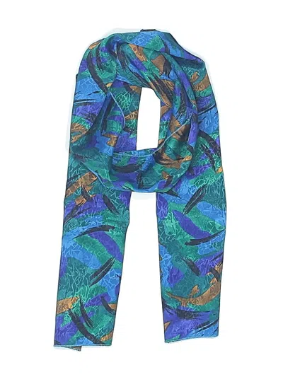 Pre-owned Unbranded Scarf In Blue